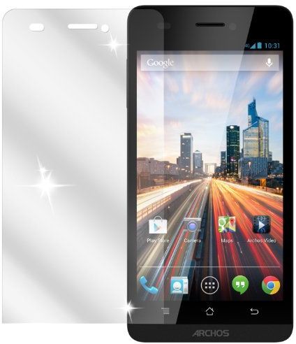 dipos 2x Clear Screen Protector for Archos 45 Helium 4G