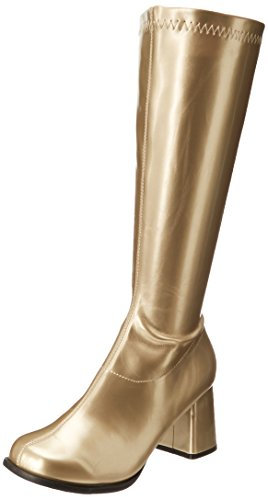 Ellie Shoes Damen Go-Go Stiefel, Gold - gold - Größe: 36 EU