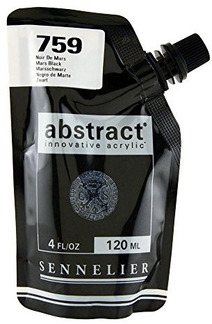 Abstract Acrylic Mars Black 120Ml