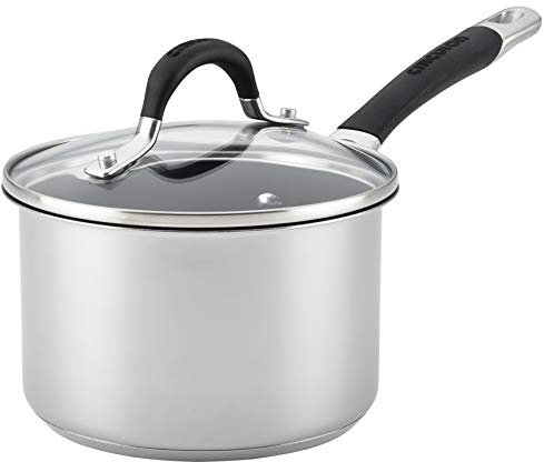 Circulon Momentum Stainless Steel Nonstick 2-Quart Covered Saucepan