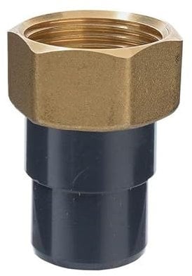 Raccord union PVC pression noir droit F 1 Mâle Ø 25 mm Girpi