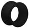 eeddoo Flesh Tunnel weich flexibel Schwarz Silikon 8 mm
