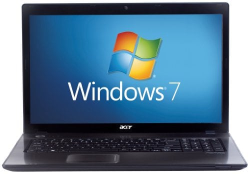 Acer Aspire 7741 17.3 Laptop (Intel Core i3-380M Processor, 4GB RAM, 750GB HDD, Windows 7 Home Premium) - Black
