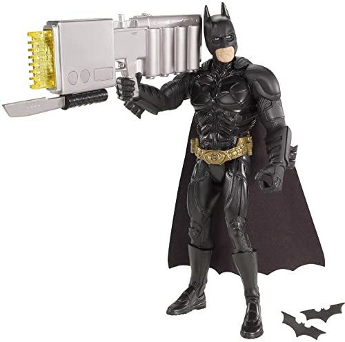 DC W7217 Batman The Dark Knight Rises Action Figur, ca. 25 cm mit Raketenwerfer und 2 Projektilen