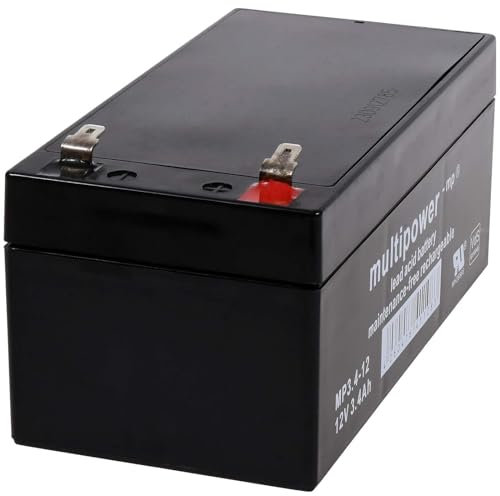 akku-net Bleiakku (multipower) MP3,4-12 VDs, 12V, Lead-Acid