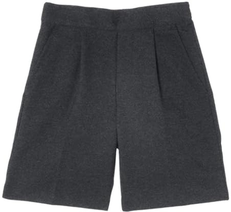 Trutex Boys Grey School Shorts – Elasticated Waist Pull On Stain Resistant Durable Junior Boys Uniform Shorts – Age 4