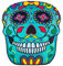 BigMouth Gigantische Sugar Skull Stranddecke, ultraweiches Mikrofaser-Handtuch, 152 cm breit