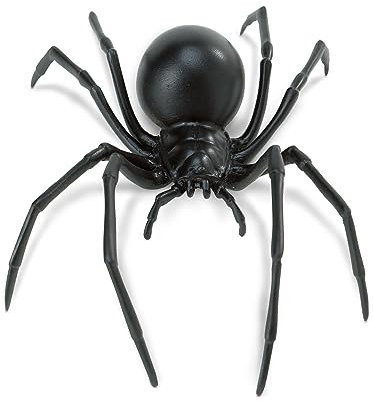 Toob FBA_S545406 Safari Incredible Creatures Widow Spider Miniatur (schwarz)