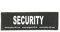 JULIUS K-9 Klettaufschrift, Security, klein, Schwarz