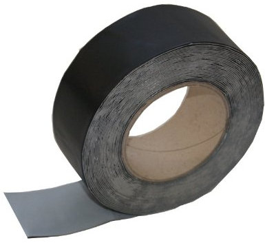 Vebatec Blitz Butyl Reparaturband Alu schwarz 50 mm / 10 m