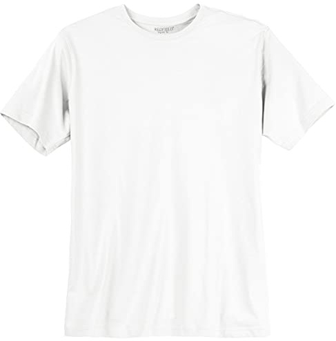 Redfield Basic T-Shirt weiß Übergröße
