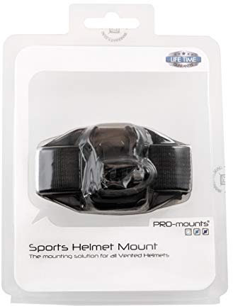 Pro-Mounts PM2013GP04 Mount Fixation de Casque Vélo pour Caméra GoPro Noir