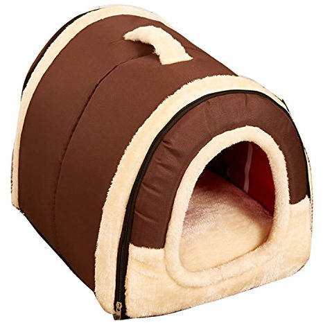 Gaorui Blue Tropfen faltbares Weiches Haustier Haus Cave Hundebett Höhlenbett Kartze Schlafen Bett-Beutel Nest