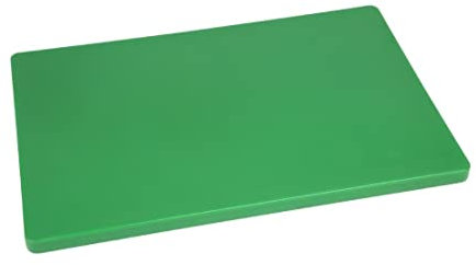Hygiplas Thick Chopping Board in Green - Polyethylene - 20 x 450 x 300 mm