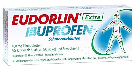 EUDORLIN Extra Ibuprofen-Schmerztabletten 20 stk