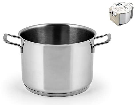 H&H Pentola Inox Elodie Fondo Induzione Cm24