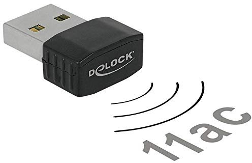 Delock 12461 WLAN Stick USB2.0 2dBi Nano Dongle 2,4+5 GHz