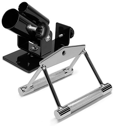 Yes4All JRXV Trizeps-V-förmige Pressstange/geschlossener Griff Kabelaufsätze (Kombi-T-Rägerreihe + Doppelgriffreihe), 9.3inch x 4.8inch x 6inch
