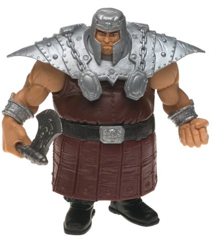 Ram Man von Masters of The Universe Verteidiger Eternias mit Waffen und beweglichen Teilen.