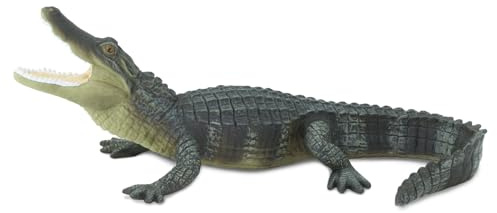 Safari Ltd. Alligator Figurine - Lifelike 6 Reptile Figure - Educational Toy for Boys, Girls, and Kids Ages 3+