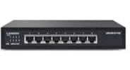 LANCOM GS-1108, Unmanaged Gigabit Ethernet Switch, 8 Ports (10/100/1000 MBit/s), geräuschlos durch lüfterloses Design, integriertes Netzteil
