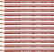 STABILO - Dreikant-Buntstift - Trio dick - 12er Pack - kirschrot