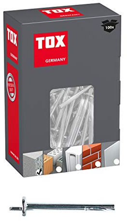 TOX Chiodo per soffitti Top 6x65 mm, 100 pz, 8810206