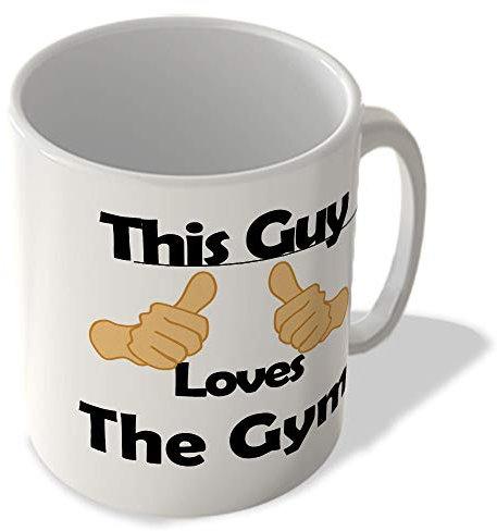 McMug - This Guy Loves The Gym - Mug, Ceramic, 11fl.oz.