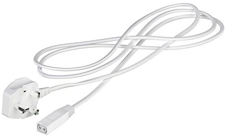 parlat Cable with BS1363 Plug for 250V Under Cabinet Light, White