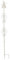 DECOLINE Metall Garten Stecker Windmühle cremeweiß, schwarz