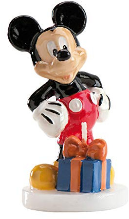 Dekora 346027 – Mickey Design Candle, 8cm