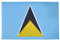 AZ FLAG - Bandera Santa Lucía - 150x90 cm - Bandera Santaluciana 100% Poliéster Con Ojales de Metal integrados - 110g - Colores Vivos Y Resistente A La Decoloración