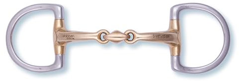 Stübben Gebiss 2252 Anatomische D-Ringtrense - 14,5 cm - 16 mm - Sweet Copper