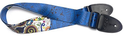 Stagg STE MEX SK Terylene Gitarrengurt blau