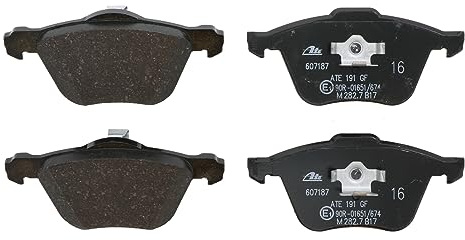 ATE Original Semi-Metallic Front Disc Brake Pad Set 607187 for Volvo