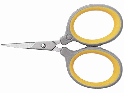 Westcott E-30420 00 Titanium Super Softgrip Schere, 7,6 cm, grau-gelb