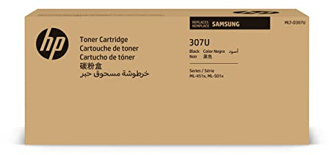 HP MLT-D307U (SV081A) Original Toner Schwarz (Kompatibel mit: ML-5510N, 5510ND, 6510ND), Black Toner High Yield