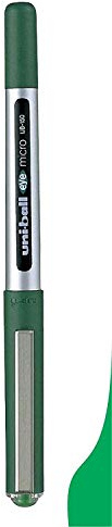 3 X UNI-Ball Eye UB-150E Roller Ball Pen Micro (0.5mm) Green