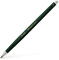 Faber-Castell TK 9400 139400 Porte-mine, largeur de trait : 2 mm - Degré de dureté : HB - Couleur du corps : vert