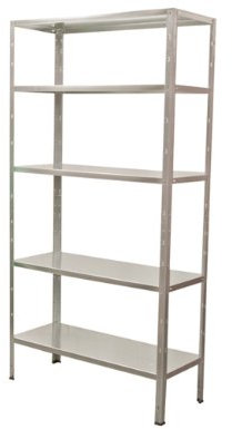 Ironside 140020 Steckregal Metal 200 x 100 5 Böden, Tragkraft, 120 kg