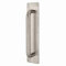 Ironmongery World 12 / 300mm Satin Aluminium Handle On Back Plate Door Grab Pull Handle