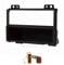 tomzz Audio 2415-018 Set di copertura radio compatibile con Ford Fiesta JH1/JD3 Ford Fusion JU2 prima del facelift nero con adattatore radio ISO