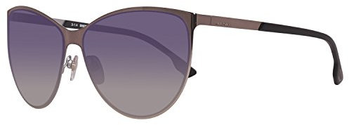 Diesel DL0113 C61 08C (shiny gumetal / smoke mirror) Sonnenbrillen