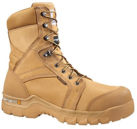 Carhartt Men's 8 Rugged Flex Insulated Waterproof Work Boot CMF8058, Wheat, 9W