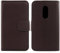 Gukas Design Echt Leder Tasche Für TP-LINK Neffos X1 MAX 5.5 Hülle Lederhülle Handyhülle Handy Flip Brieftasche mit Kartenfächer Schutz Protektiv Genuine Premium Case Cover Etui Skin (Dark Braun)