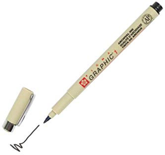 Pigma Micron Graphic 1 Filzstift schwarz