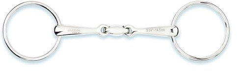 Stübben Gebiss 2221 Trense Easy Control doppelt gebrochen - 13,5 cm - 16 mm - Edelstahl