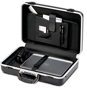 Parat Arbeitstasche PARADOC Attache Koffer (gepolsterter Bodenschale, Dokumentenfach; Klemmfach; Material: ABS-Kunststoff; schwarz (leer - ohne Inhalt))