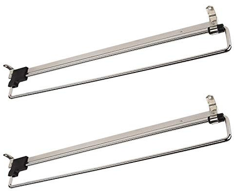 2 x SO-TECH® Kleiderbügelhalter Kleiderbügelauszug ausziehbar 400 mm