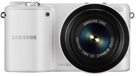 Samsung NX2000 Digital Kamera (20,3 Megapixel CMOS Sensor, 1920 x 1080 Pixel, 9,4 cm (3,7 Zoll) Display, Micro-HDMI, 2X dig. Zoom, USB 2.0) mit 20-50 mm Kit weiß